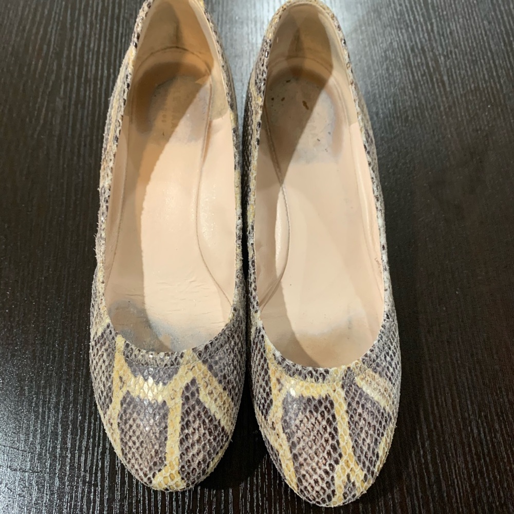 Cole Haan Python Wedges 9.5